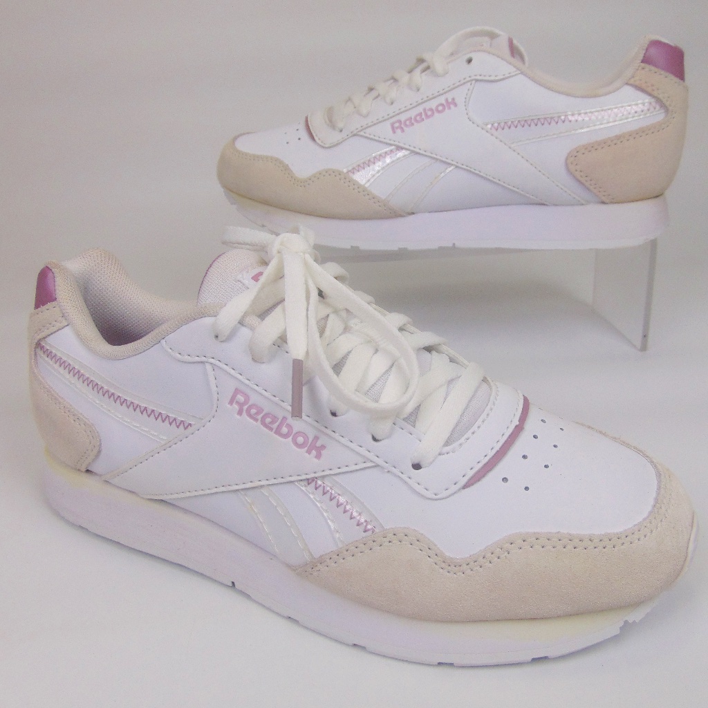 New! Reebok Royal Glide Running Shoes Women's Sneakers Size 6.0 M, White Leather